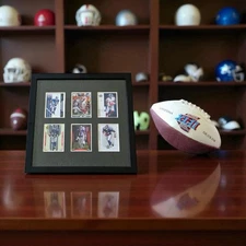 Plaxico Burress Custom Framed Card Super Bowl XLII Mini Football New York Giants