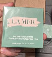 LA MER Eye Concentrate 0.5 oz / 15 ml Under Eye Treatment Green Eye Care
