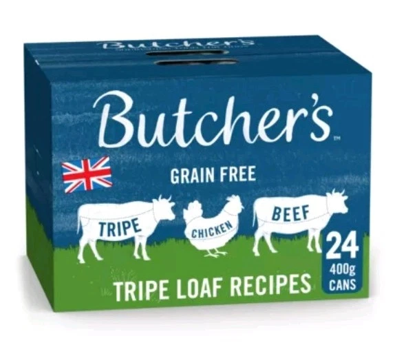 Butcher's Grain Free Adult Wet Dog Food Triple Reciepe