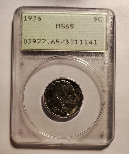 1936-P Buffalo Nickel — photo from the most recent tracked eBay sale