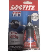 Loctite Super Glue Ultra Control, 4 Grams, Single, Fast Acting Liquid Formula