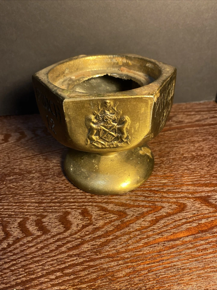 复古金属瓶座广告 Haig Pinch 12 年老苏格兰威士忌  — 第 4/4 张图片