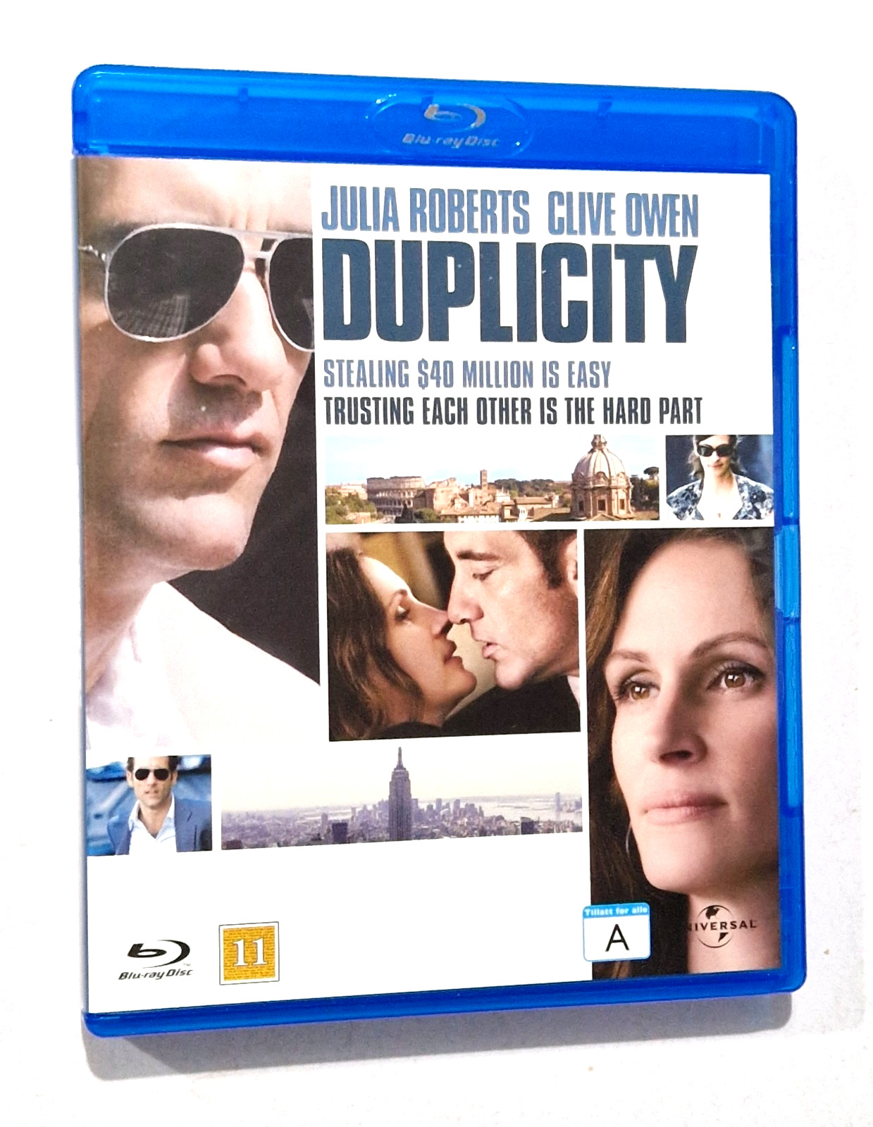 Duplicity BLU RAY Nordic Import English Audio Option