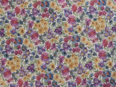 LIBERTY OF LONDON Tana Lawn Sandra Spring Floral Cotton Fabric BTY 26-LL03