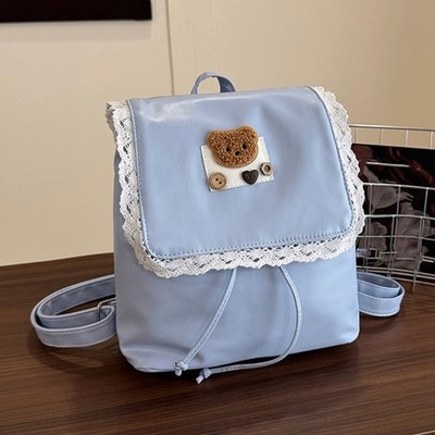 School Book Bag Drawstring Back Pack Handbags Small Backpack Purse for Women