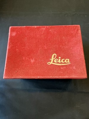 Leica IIIg Red Velvet Box Papers Ernst Leitz Wetzlar for SN 847613