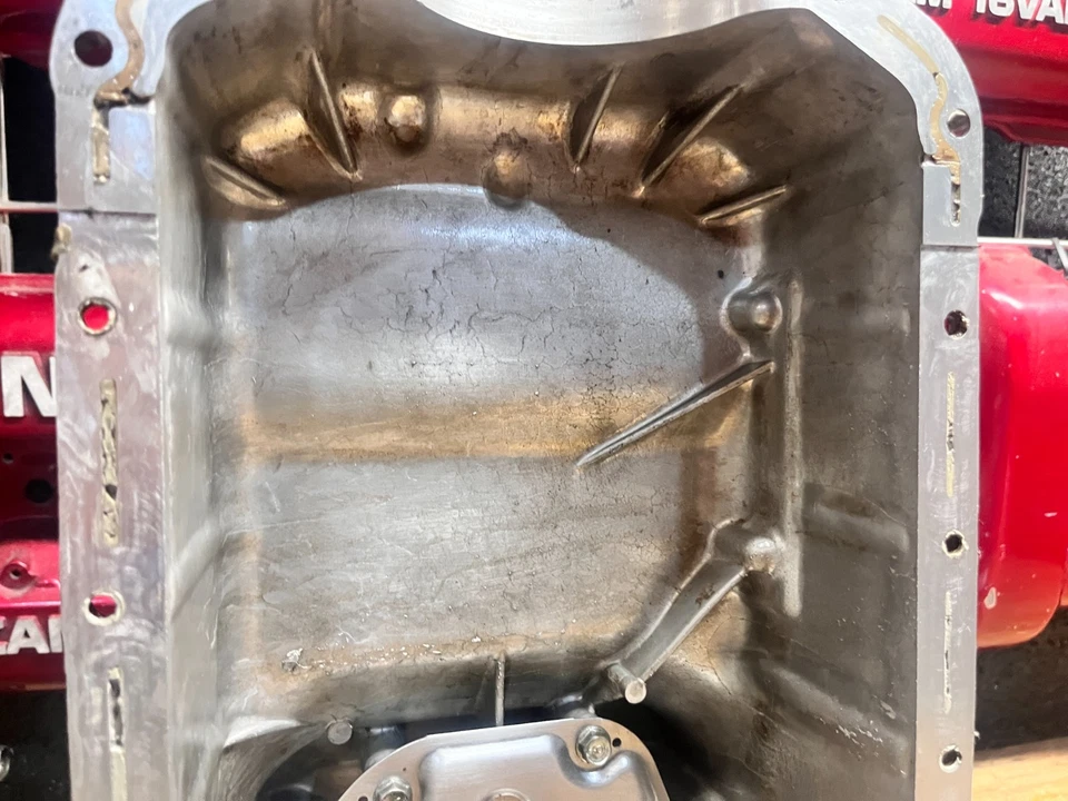 1994-2005 Mazda Miata MX-5 NB 1.8 Engine Motor Aluminum Oil Pan Assembly - Image 3 of 4
