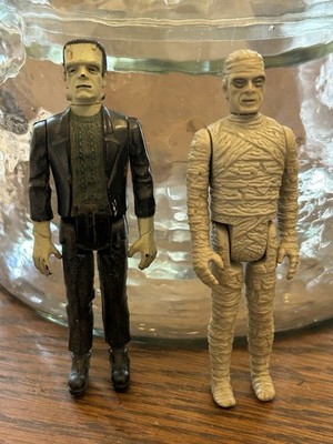 1980 Remco Universal Studios monsters - Mummy & Frankenstein Set