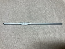 Unbranded Blue Aluminum Crochet Hook Size 8 or H Made in USA, Used