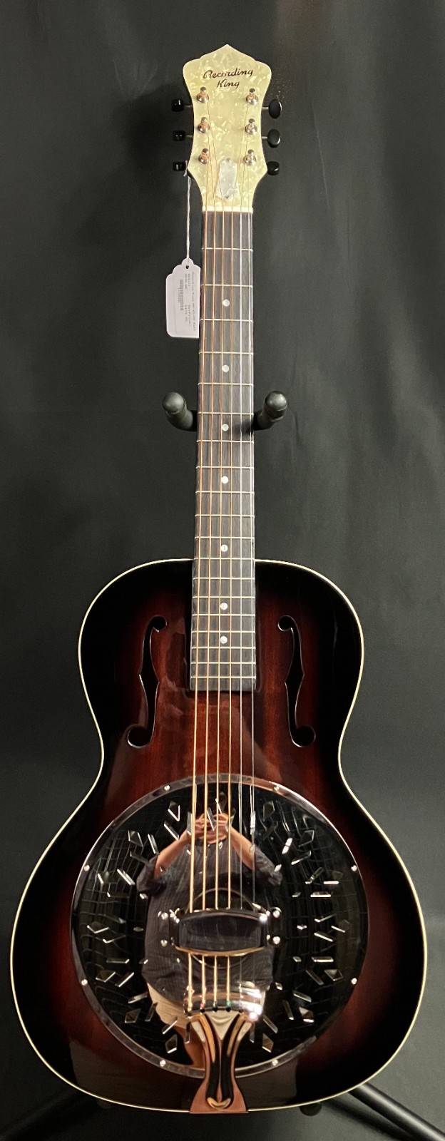 Recording King RR-41-VS Rattlesnake Small Body Resonator Guitar Vintage Sunburst