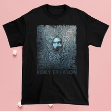 Roky Erickson Circuit Board Celebration Cotton Black Men All size Shirt