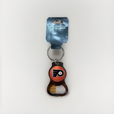 Philadelphia Flyers Premium Solid Metal Bottle Opener Keychain, Silver Key...