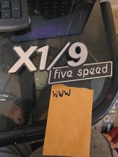 Vintage Fiat X19 Five Speed Rear Engine Cover Emblem Oem A Vintage Fiat X19 Five Speed Rear Engine Cover Emblem Oem A