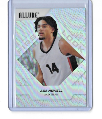 2025 Upper Deck Allure SE Asa Newell First Look Rainbow Silver #119 Basketball