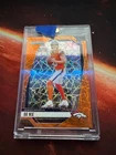 2024 Panini Prizm - Rookies Bo Nix #309 Orange Lazer Prizm (RC)