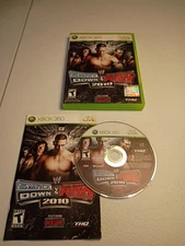 WWE SmackDown vs. Raw 2010 (Microsoft Xbox 360, 2009) Complete CIB Tested READ