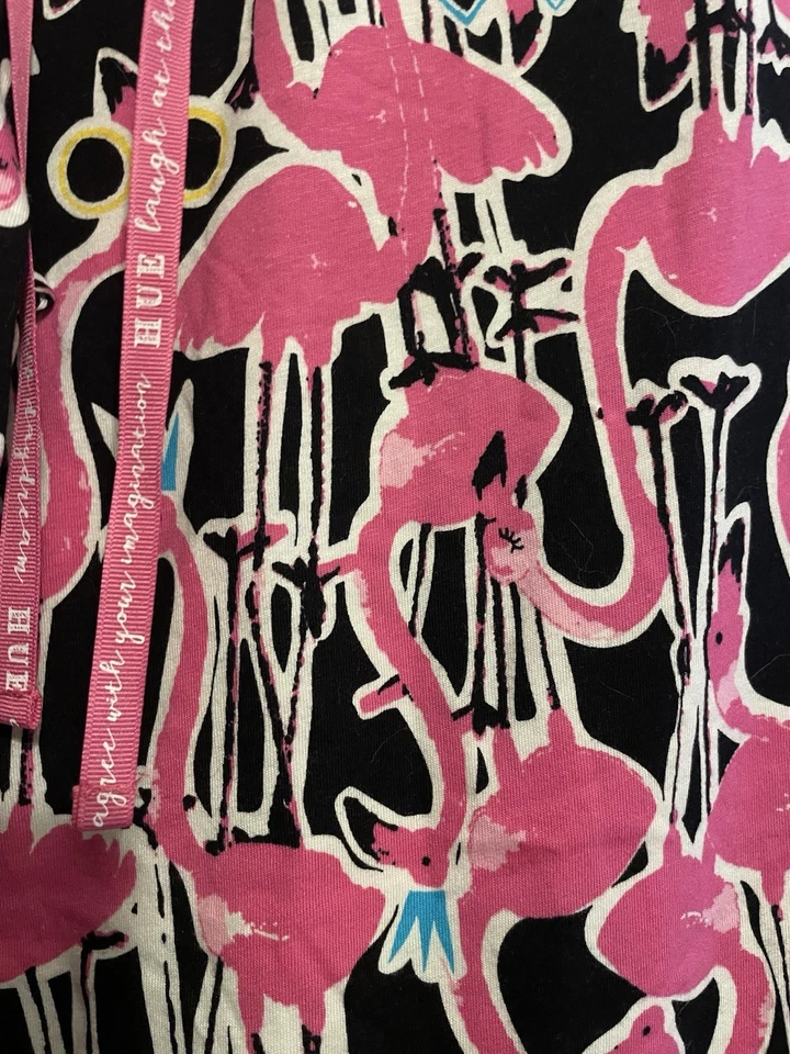 HUE Women's Printed Knit Capri Pajama Sleep-Pant, Size Medium - Image 2 of 4