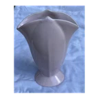 McCoy Pink Ceramic Vase 817-4 Glossy Art Pottery Mid 20th Century Vintage