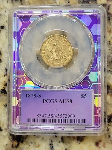 1878-S Liberty Half Eagle — photo from the most recent tracked eBay sale