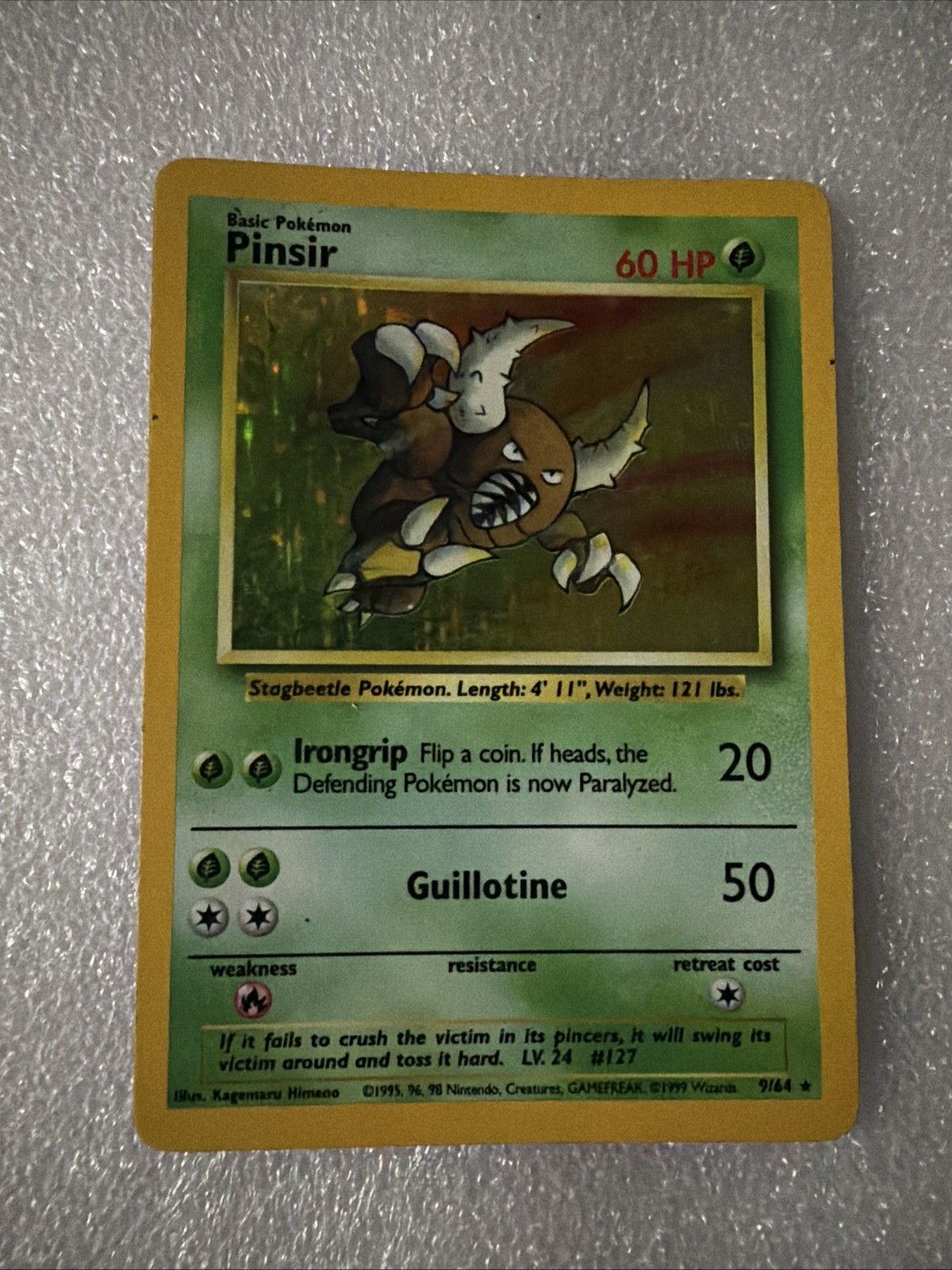 [NO SYMBOL ERROR] Pinsir - Jungle Unlimited #9/64 - Rare Holo - MP