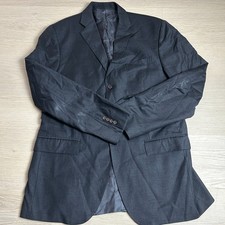 Polo Ralph Lauren Mens 42L Charcoal Gray 100 Virgin Wool Suit Jacket Blazer