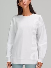 Lululemon Perfectly Oversized Crew White Size 12