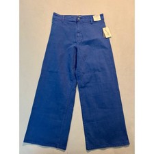 Universal Thread Womens Sailor Wide Leg High Rise Blue Jeans Size 12 NWT