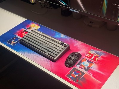 Higround Sega Sonic The Hedgehog Hero V. Dark XL Mousepad Deskmat
