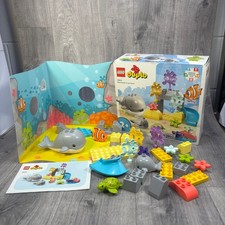 LEGO DUPLO 10972 Wild Animals of the Ocean Playset Complete with Box and Playmat