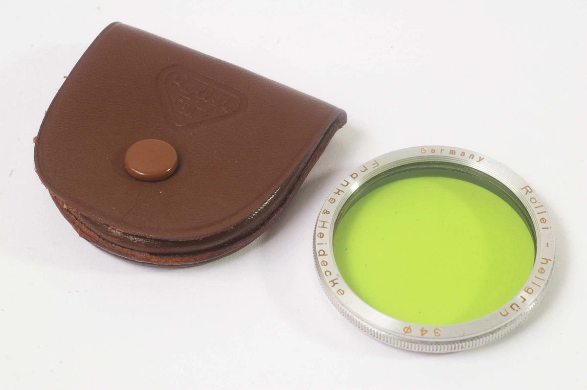 Rolleiflex Bay 1 – Set De Filtres UV, Jaune, Vert Avec Étui