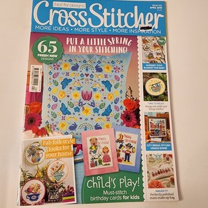 Cross Stitcher Stitch British Magazine Iss 342 Apr 2109 Butterfly Sloth Venice