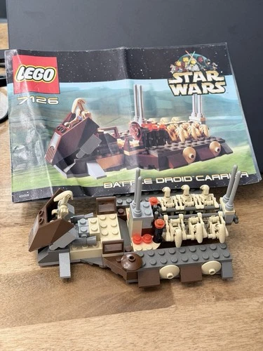 LEGO Star Wars Battle Droid Carrier (7126) 99% Complete, No Box