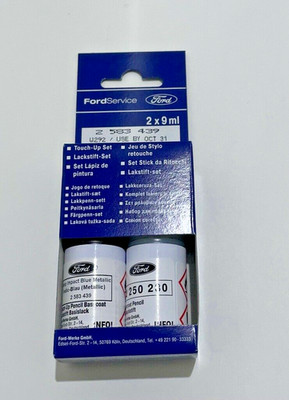 (1075 /1L) Original Ford Lackstift Indic Blau metallic Indicblau Farbe 2583439