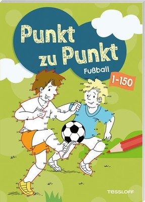 Punkt zu Punkt. Fußball. 1 bis 150 | Zählen, Verbinden und Ausmalen |  1440866-2