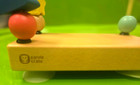 LOT 3-Pastel Color Wooden Bead Maze Rollercoaster, Shape Sorter & Lion Pull Toys — photo 4