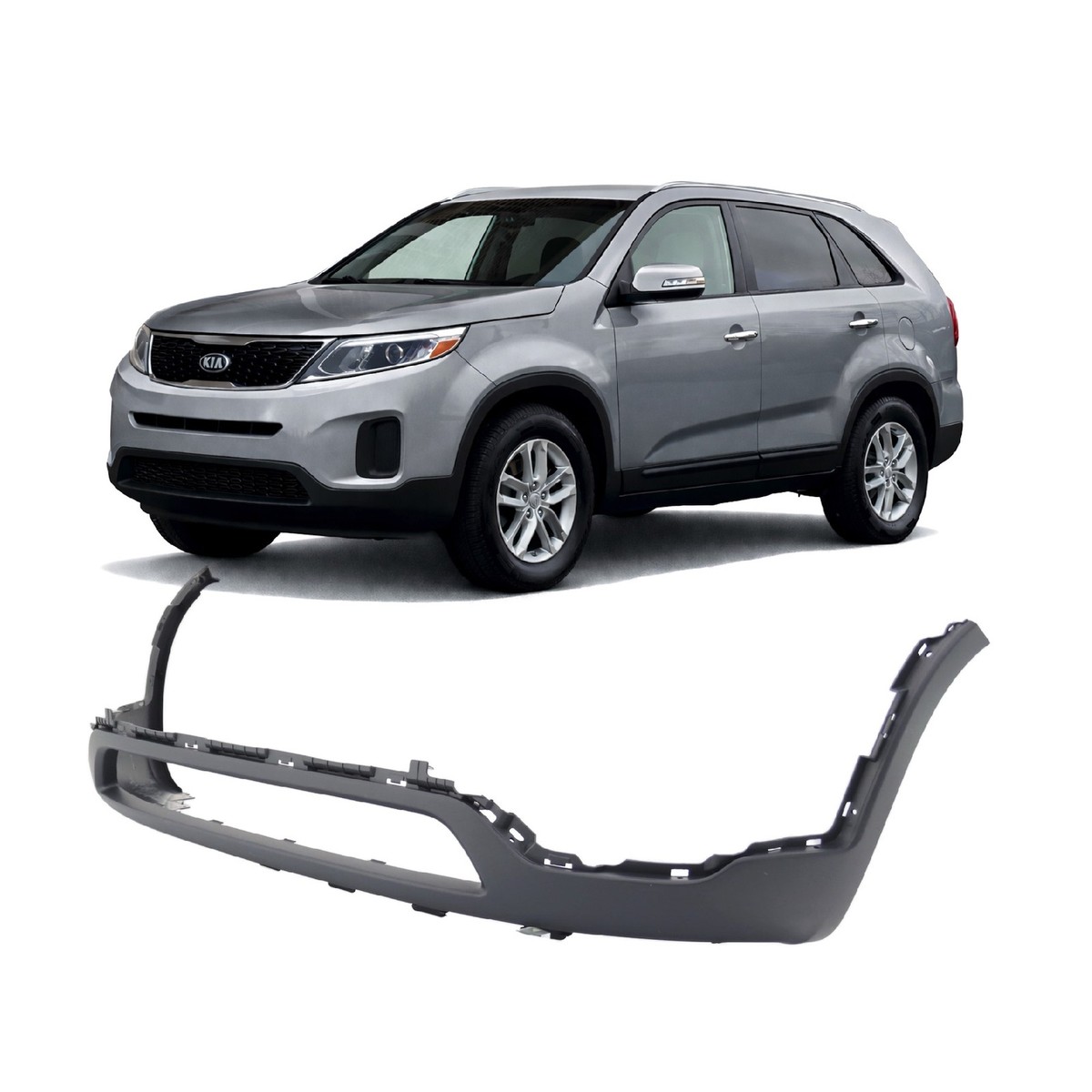 Front Lower Bumper Cover for 2014-2015 Kia Sorento EX LX