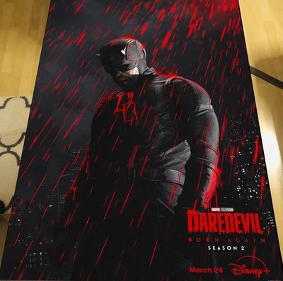 SALE! Daredevil Born Again Season 2 Premiering March 24 2026 First Poster