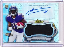 2015 TOPPS FINEST JAVORIUS ALLEN AUTO RELIC RC