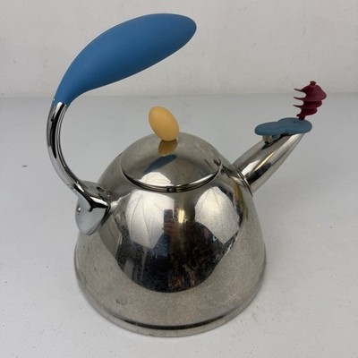 ALESSI Vintage Teapot Kettle 3 Qt by Michael Graves Target Stainless Steel