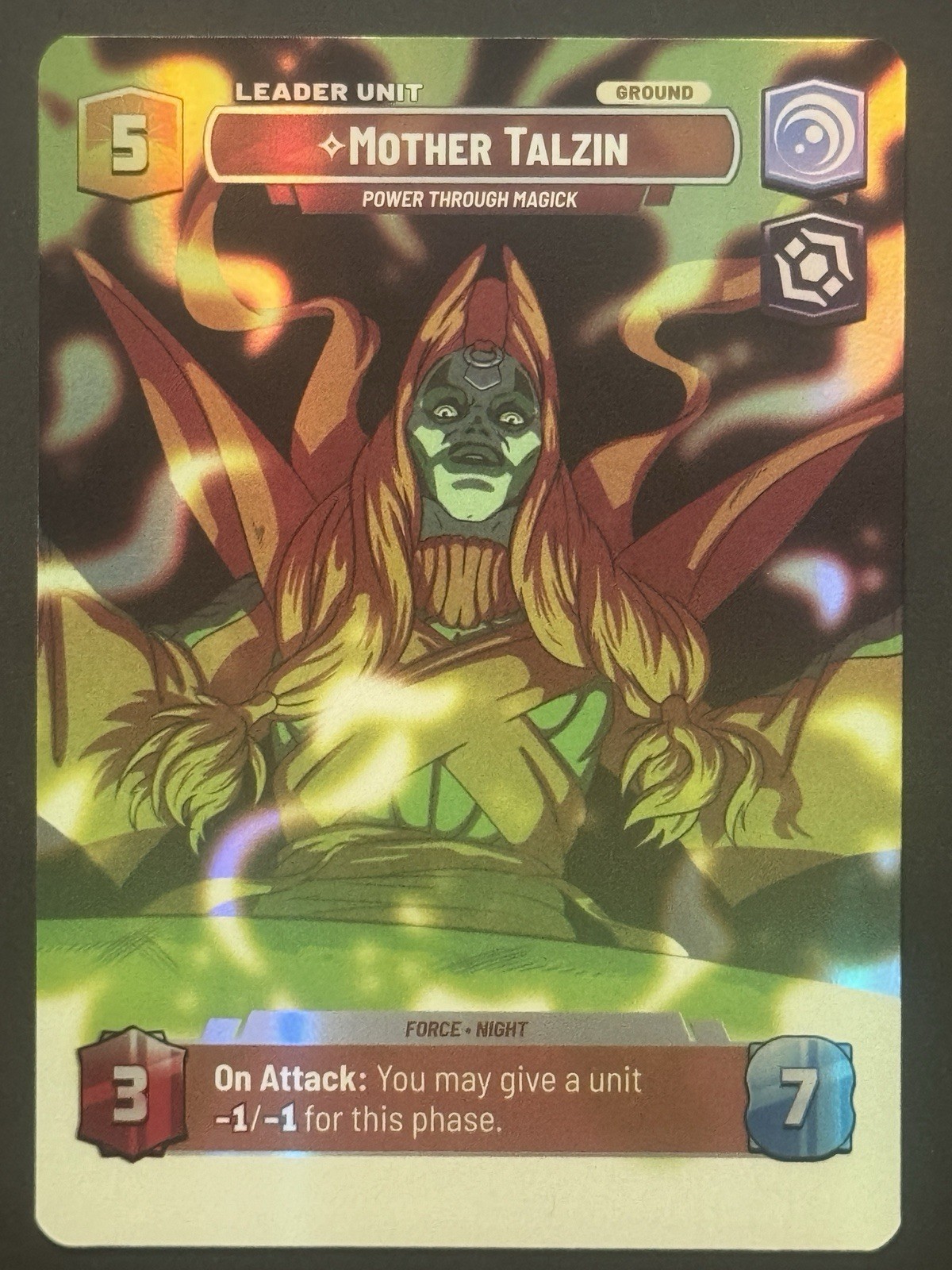 MOTHER TALZIN Power Through Magick SHOWCASE! Star Wars Unlimited LEGENDS FORCE