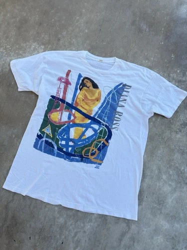 Winterland Diana Ross Art Concert T Shirt Scree 1990s vintage concert t-shirt, vintage, size 3XL, single stitch, B+ condition