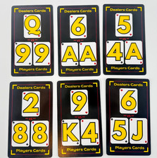Blackjack Basic Strategy Flashcards   for 4/6/8 Decks, Dealer Hits soft 17, DAS