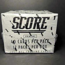 2021 Score Football Cello Box 12 Packs 360 Card Look For Autos Factory Sealed