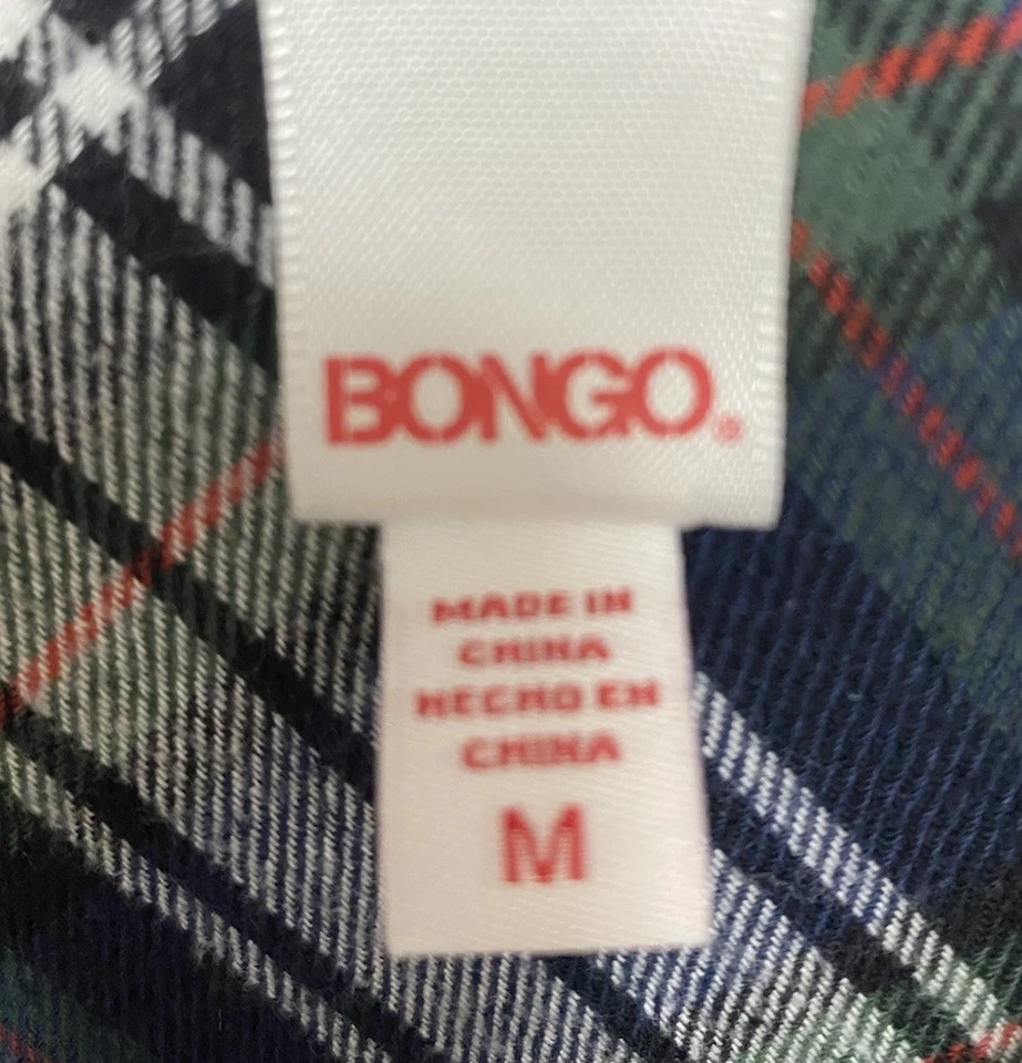 Camisa Bongo a Cuadros Juniors Mediana Abotonada Exterior Western Gorpcore Top Foto 4 de 4