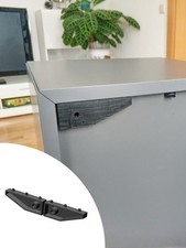 Wandhalterung für IKEA EKET, Set, Regalelement, Montage, Schrank | schwarz, NEU