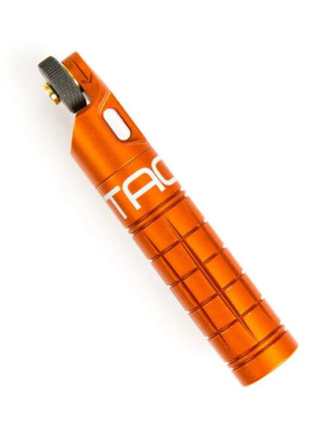 EXOTAC NANOSPARK EINHAND FUNKEN FEUERZEUG + ZUNDER AUFBEWAHRUNG (ORANGE)