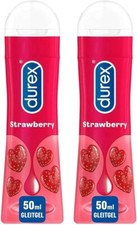 gleitgel mit erdbeergeschmack Durex Erdbeer-Gleitgel – Wasserbasiert, pH-freundlich, 50 ml main image 0