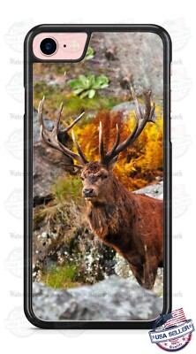 Red Deer Antler Stag Phone Case Cover For iPhone 11Pro Max Samsung LG Google