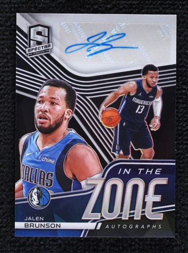 JALEN BRUNSON /149 AURORA Auto 2020-21 Obsidian Basketball Psa 8 