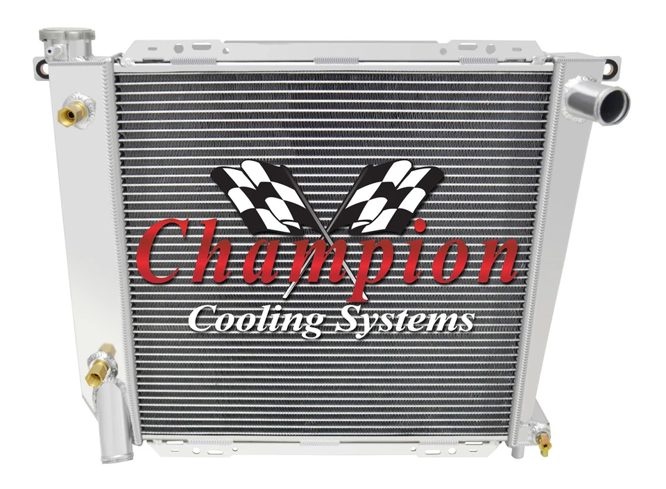 Radiador Ford Bronco II 1985 1986 1987 1988 1989 1990 3 núcleos SubZero Foto 3 de 4